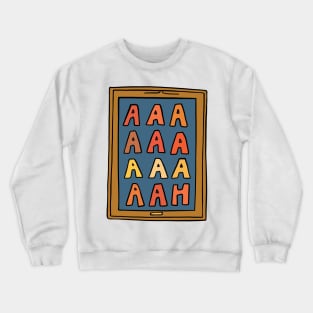 The Scream Painting Pun Crewneck Sweatshirt